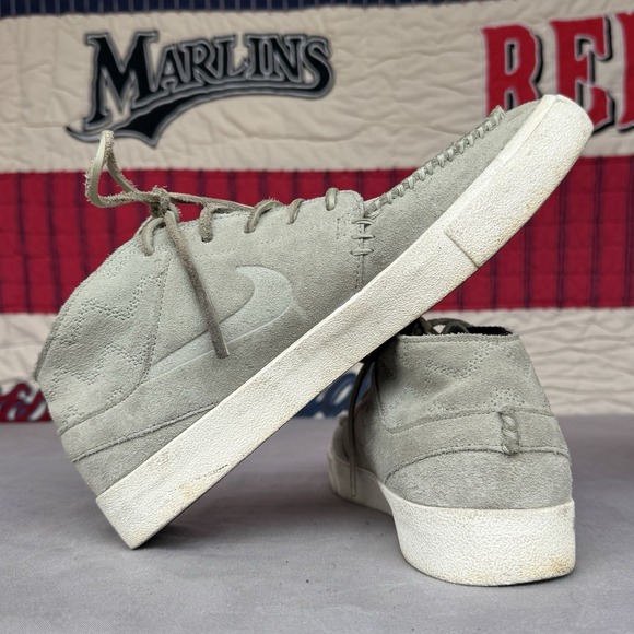 Size 10.5 - Nike SB Zoom Stefan Janoski Crafted MID Gray Suede Mens - Picture 11 of 11